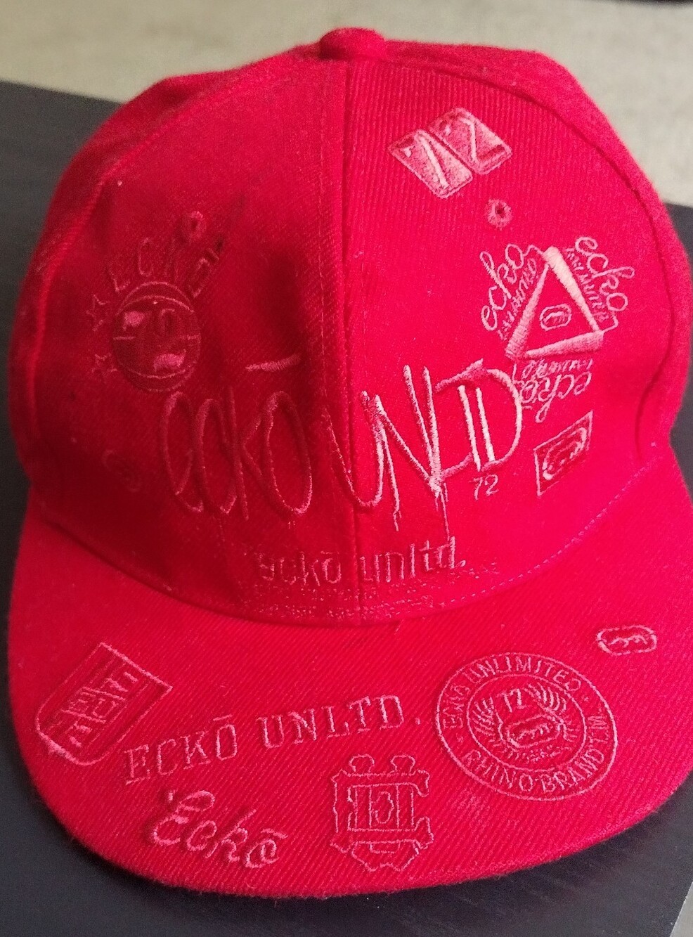 ECKO UNLTD Red 'Fitted' Hat....$8